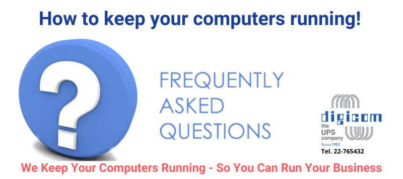 How to keep your computers running! FAQ
